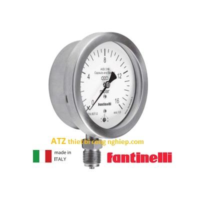 FANTINELLI BP 322-D3 CAPSULE PRESSURE GAUGE WITH BACK CONNECTION FOR DIRECT MOUNTING
